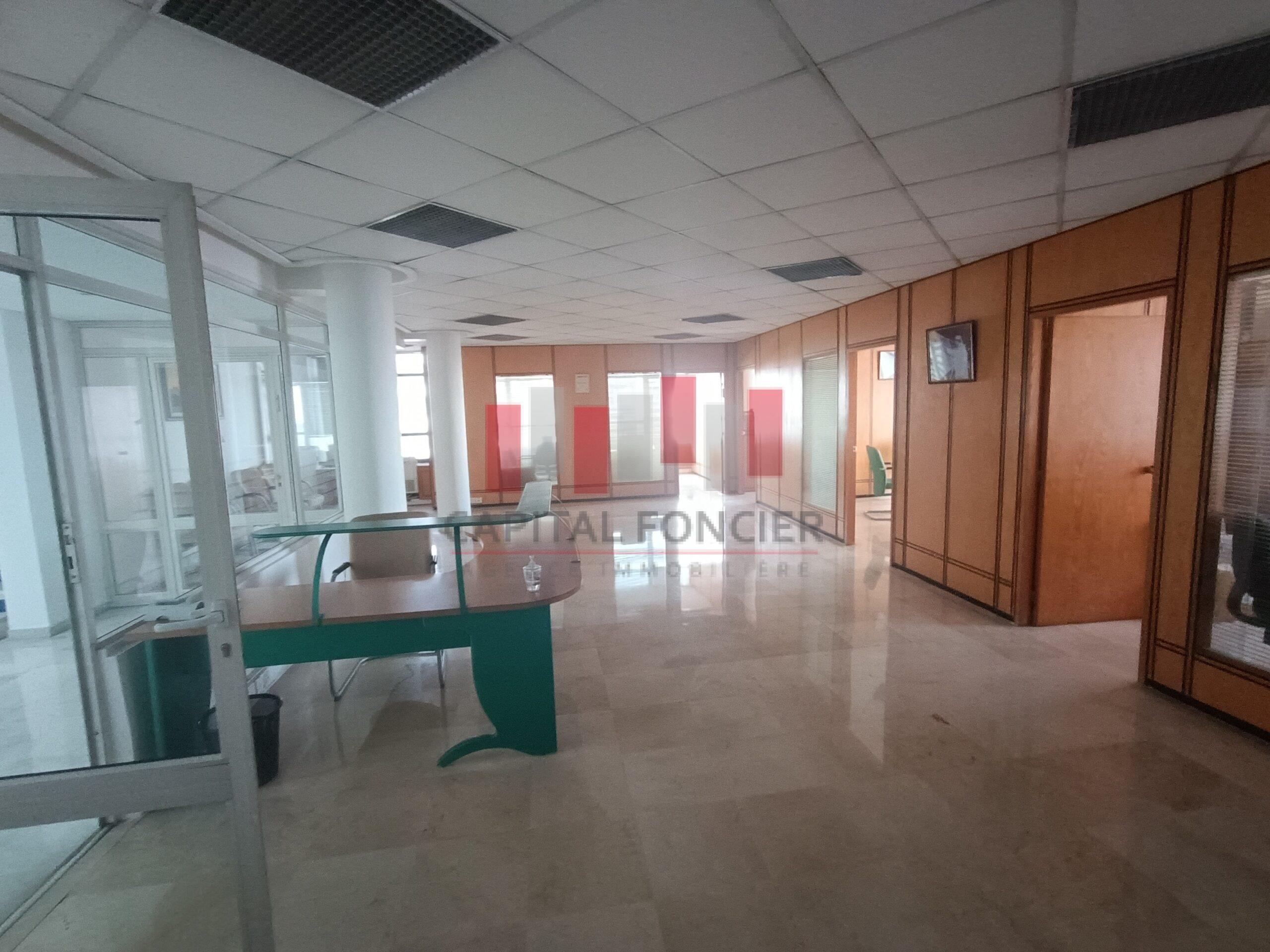 Bureau à louer 30 000 dh 255 m² - Racine Casablanca